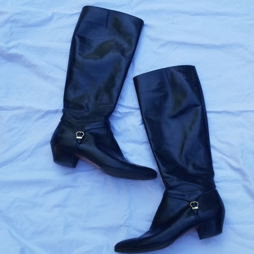 Salvatore Ferragamo leather boots